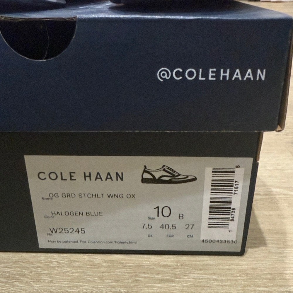 Cole Haan women’s Light Gray Knit Oxfords - Picture 5 of 5